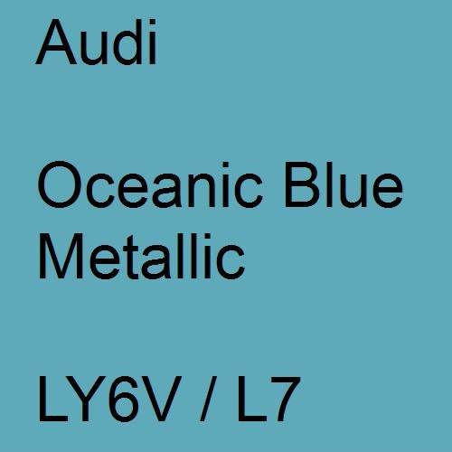 Audi, Oceanic Blue Metallic, LY6V / L7.